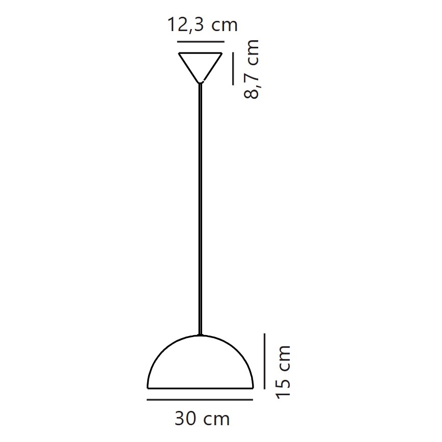Nordlux - Підвісна люстра ELLEN 1xE27/40W/230V білий