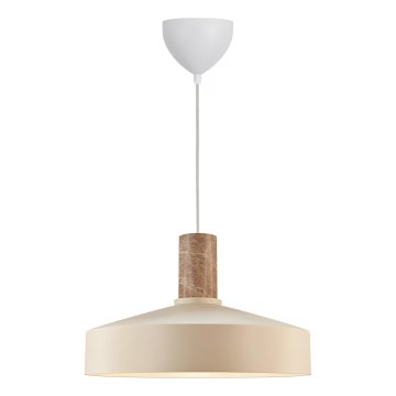 Nordlux - Підвісна люстра ELVAS 1xE27/60W/230V діаметр 37,5 см бежевий