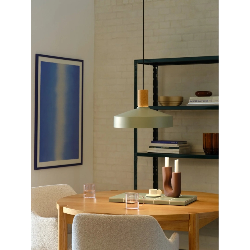 Nordlux - Підвісна люстра ELVAS 1xE27/60W/230V діаметр 37,5 см зелений