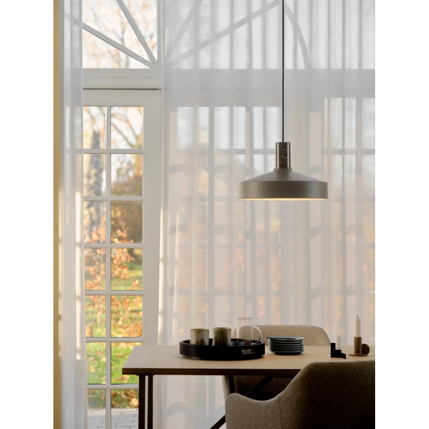 Nordlux - Підвісна люстра ELVAS 1xE27/60W/230V діаметр 37,5 см коричневий