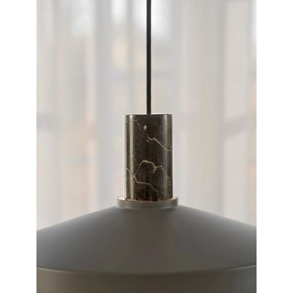 Nordlux - Підвісна люстра ELVAS 1xE27/60W/230V діаметр 37,5 см коричневий