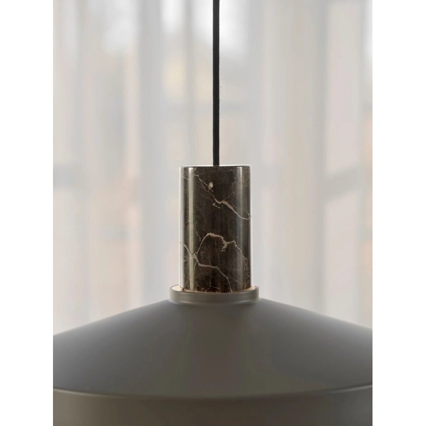 Nordlux - Підвісна люстра ELVAS 1xE27/60W/230V діаметр 37,5 см коричневий