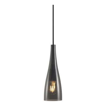 Nordlux - Підвісна люстра EMBLA на тросі 1xE27/40W/230V димчаста/чорна