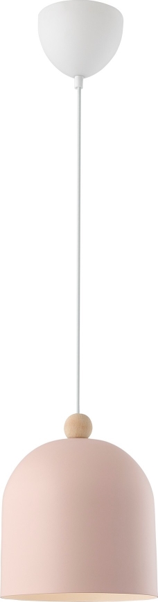 Nordlux - Підвісна люстра GASTON 1xE27/40W/230V рожевий/білий