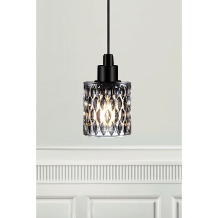 Nordlux - Підвісна люстра HOLLYWOOD 1xE27/60W/230V димчастий