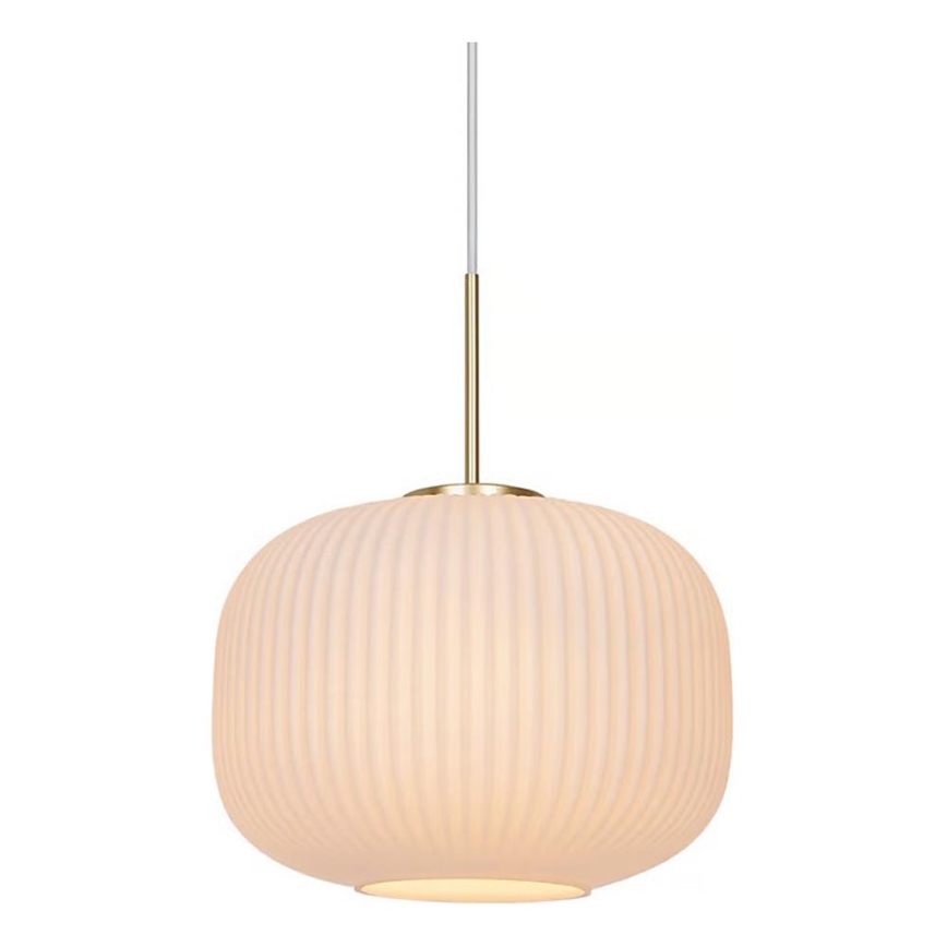 Nordlux - Підвісна люстра MILFORD 1xE27/40W/230V діаметр 30 см білий