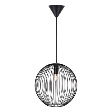 Nordlux - Підвісна люстра на тросі BERONI 1xE27/60W/230V чорна