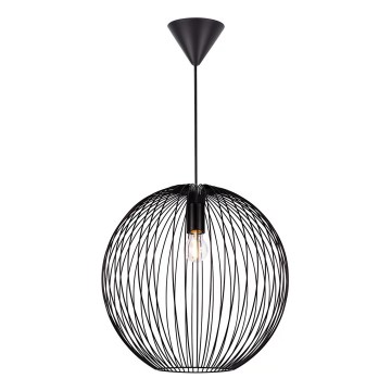 Nordlux - Підвісна люстра на тросі BERONI 1xE27/60W/230V чорна