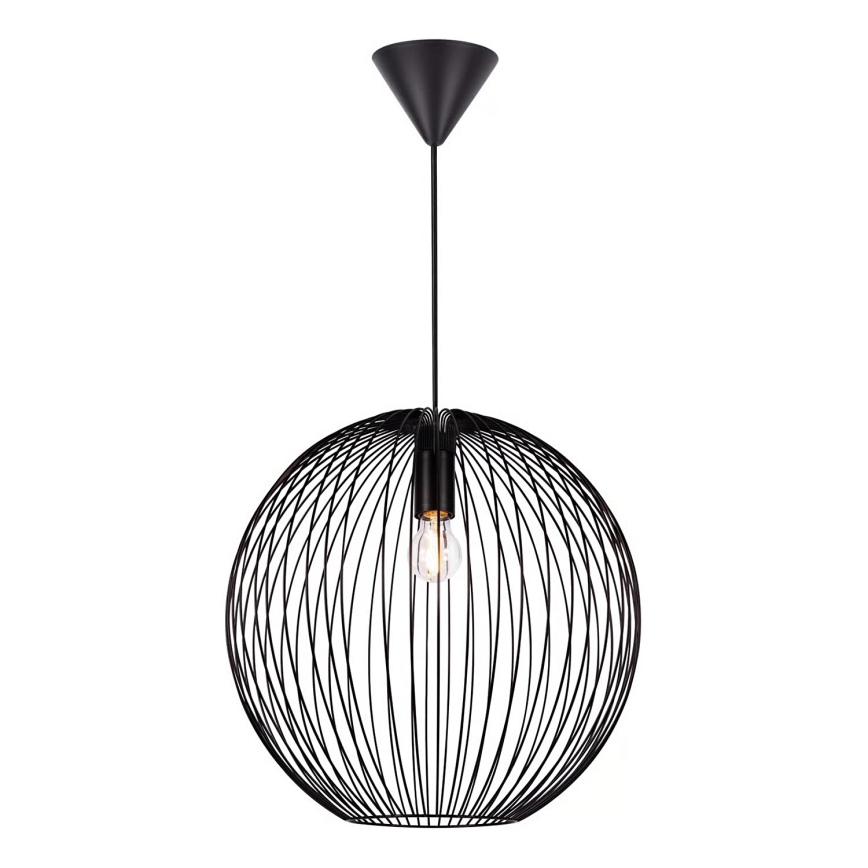 Nordlux - Підвісна люстра на тросі BERONI 1xE27/60W/230V чорна