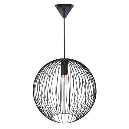 Nordlux - Підвісна люстра на тросі BERONI 1xE27/60W/230V чорна