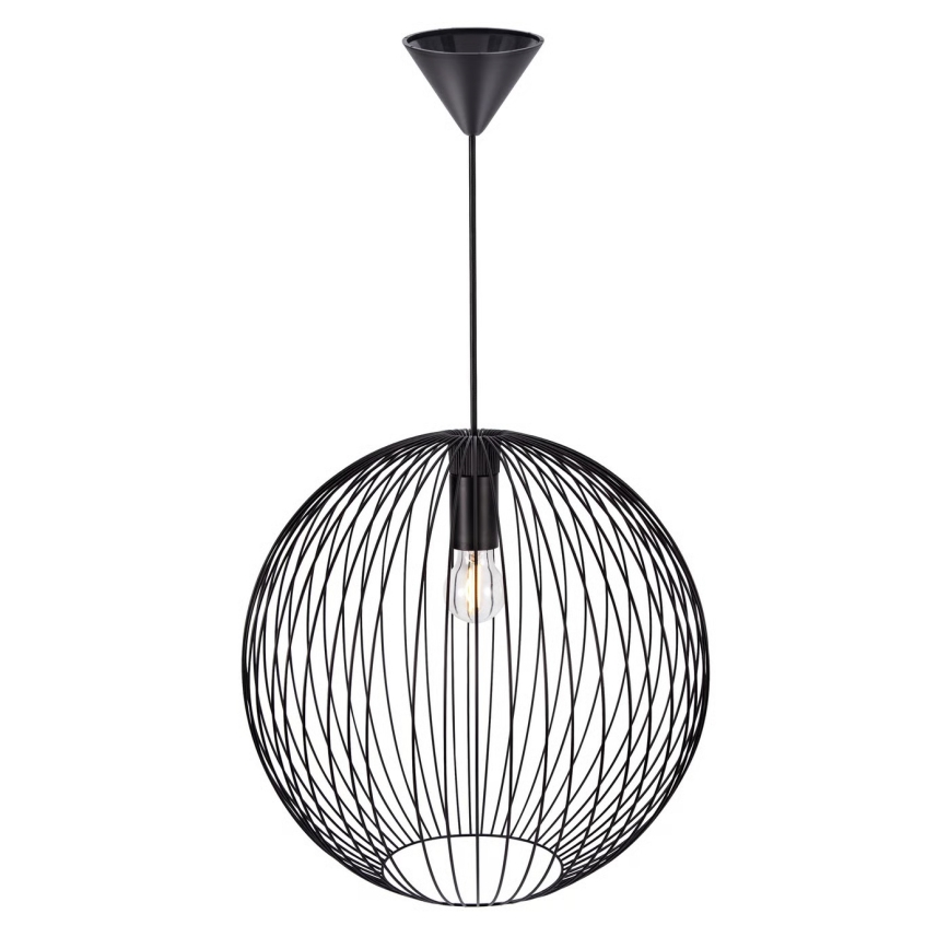 Nordlux - Підвісна люстра на тросі BERONI 1xE27/60W/230V чорна