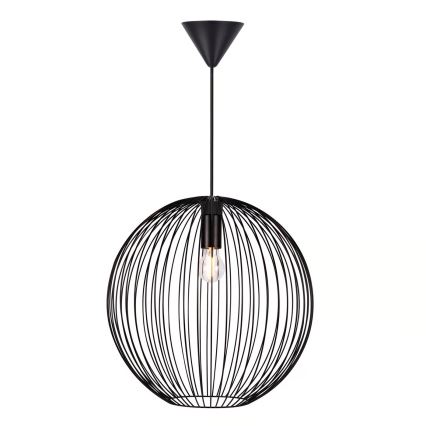 Nordlux - Підвісна люстра на тросі BERONI 1xE27/60W/230V чорна