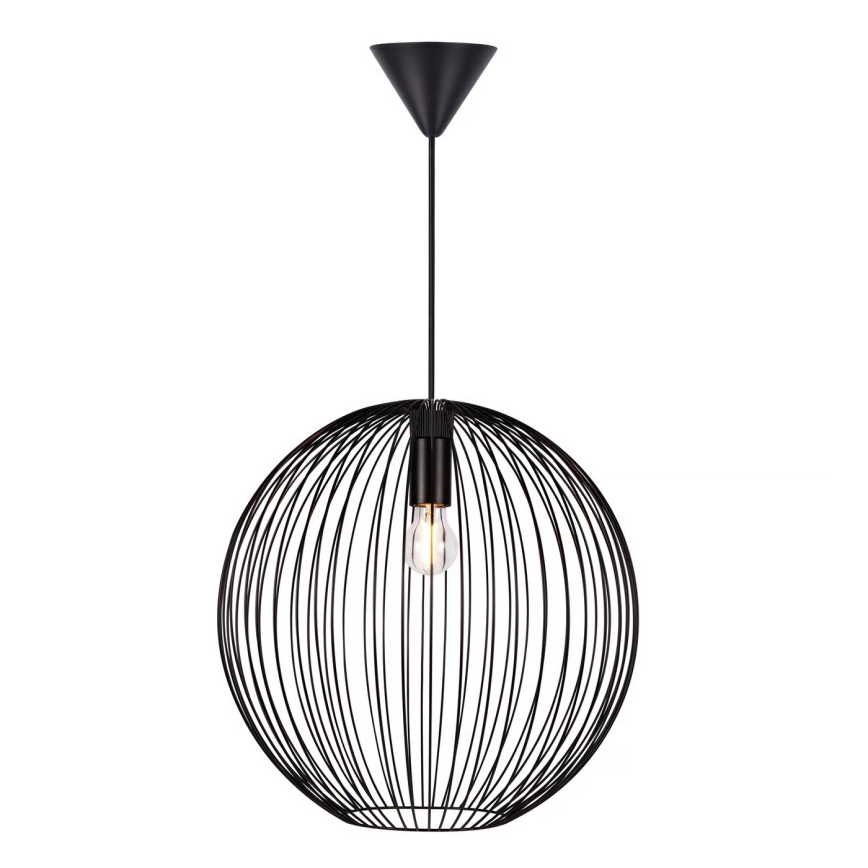 Nordlux - Підвісна люстра на тросі BERONI 1xE27/60W/230V чорна