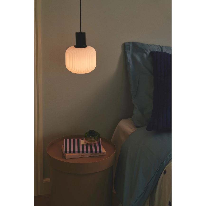 Nordlux - Підвісна люстра на тросі MILFORD 1xE27/40W/230V чорна