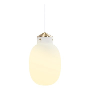 Nordlux - Підвісна люстра RAITO 1xE27/25W/230V латунь/білий