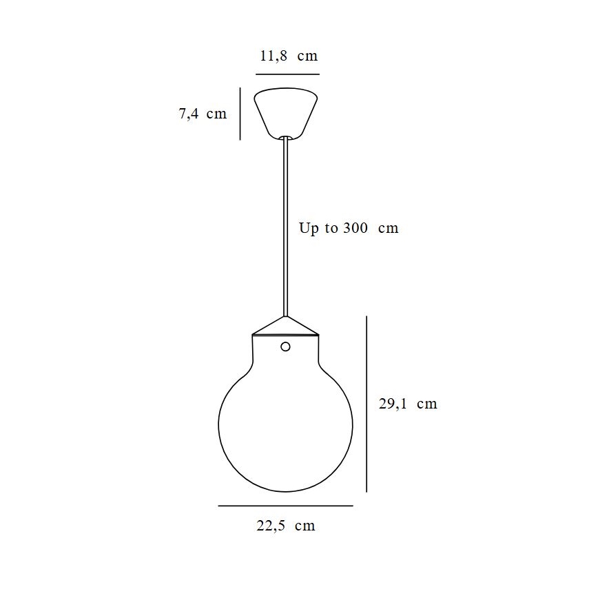 Nordlux - Підвісна люстра RAITO 1xE27/25W/230V латунь/білий