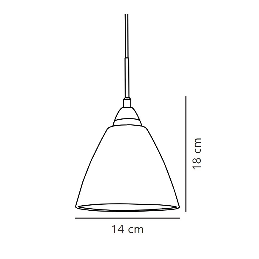 Nordlux - Підвісна люстра READ 1xE14/40W/230V глянцевий хром