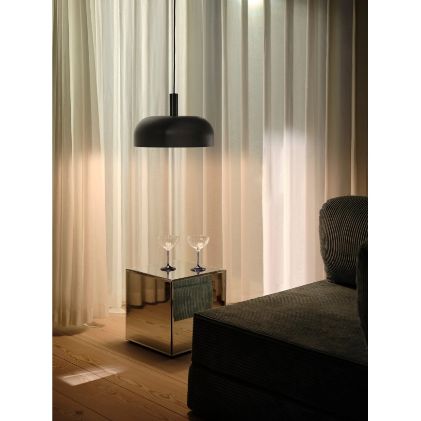 Nordlux - підвісна люстра SANDRO на тросі 1xE27/15W/230V, діаметр 40 см, чорна