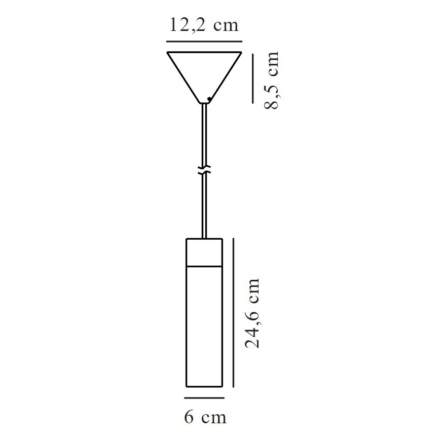 Nordlux - Підвісна люстра TILO 1xGU10/15W/230V чорний