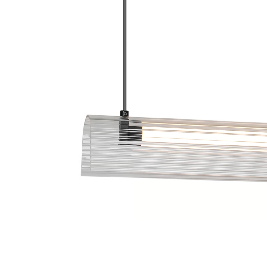 Nordlux - Світлодіодна затемнювана підвісна люстра на тросі ALIANI LED/20 Вт/230 В 3000K 100 см чорна/прозора