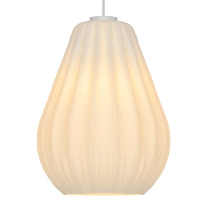 Nordlux - Підвісний світильник на тросі SALLINO 1xE27/15W/230V діаметр 24 см білий