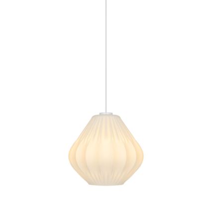 Nordlux - Підвісний світильник на кабелі MALUCA 1xE27/15W/230V, діаметр 29 см, білий