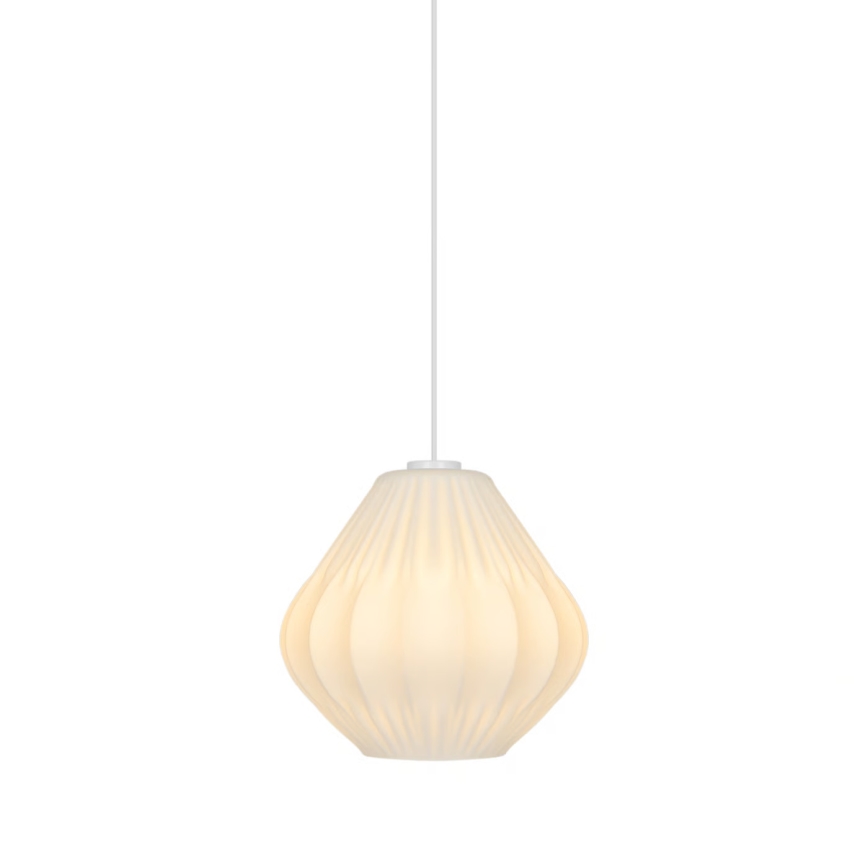 Nordlux - Підвісний світильник на кабелі MALUCA 1xE27/15W/230V, діаметр 29 см, білий
