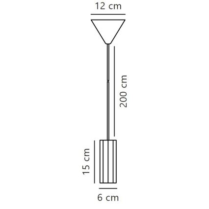 Nordlux - Подвесная люстра ALANIS 1xGU10/15W/230V