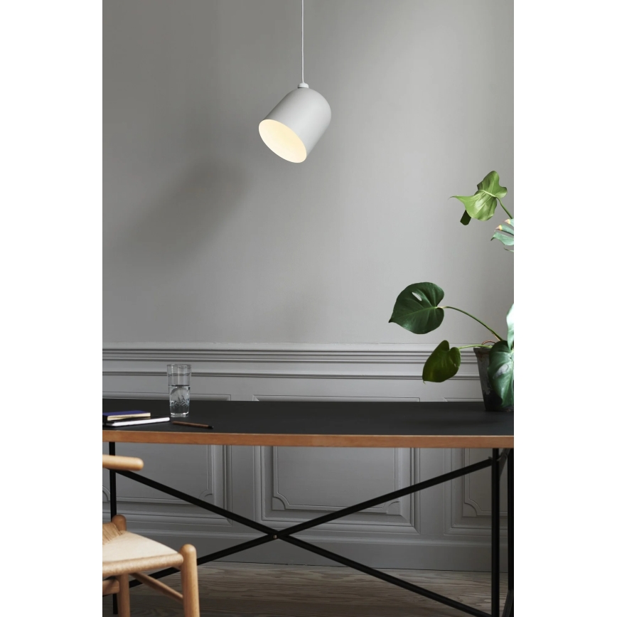 Nordlux - Подвесная люстра ANGLE на тросе 1xE27/25W/230V белая