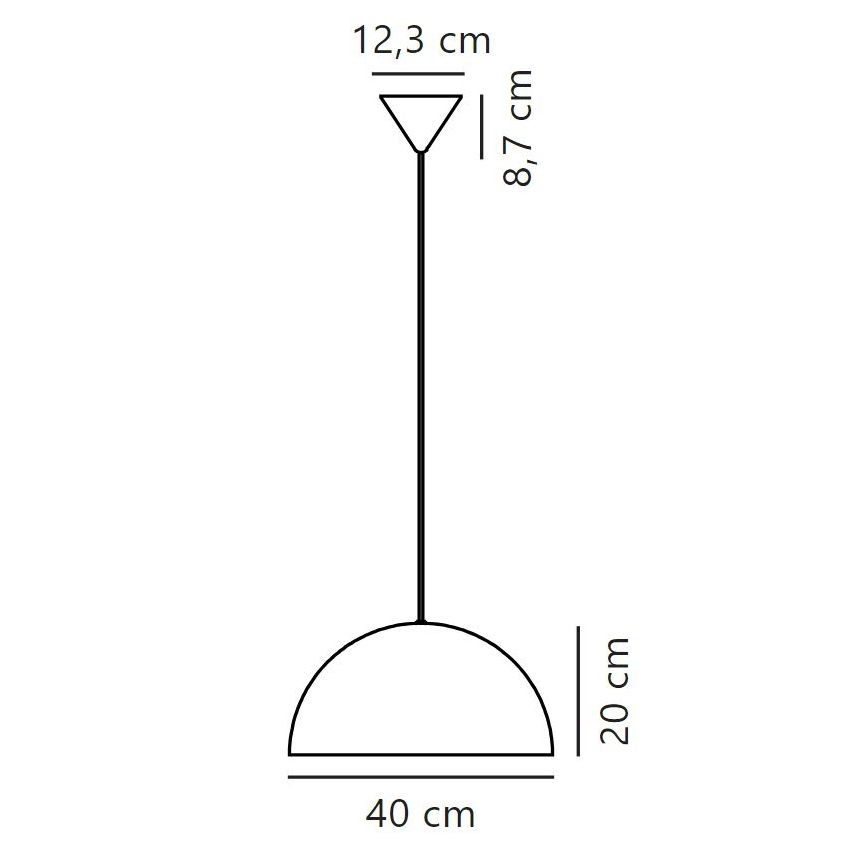 Nordlux - Подвесная люстра ELLEN 1xE27/40W/230V