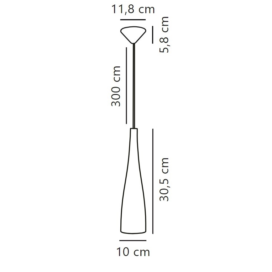 Nordlux - Подвесная люстра EMBLA 1xE27/40W/230V черный
