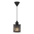 Nordlux - Подвесная люстра HOLLYWOOD 1xE27/60W/230V диаметр 10,8 см дымчатый