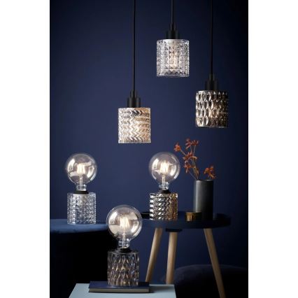 Nordlux - Подвесная люстра HOLLYWOOD 1xE27/60W/230V дымчатый