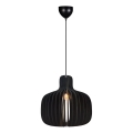 Nordlux - Подвесная люстра на тросе HAZO 1xE27/60W/230V черная