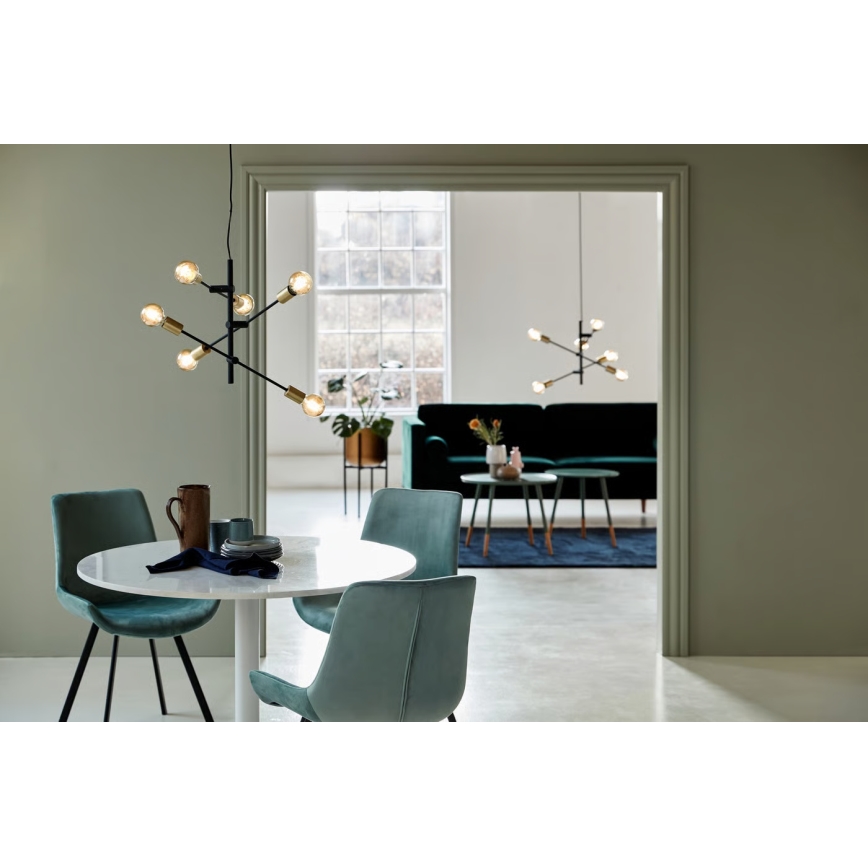 Nordlux - Подвесная люстра на тросе JOSEFINE 6xE27/25W/230V