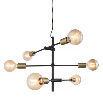 Nordlux - Подвесная люстра на тросе JOSEFINE 6xE27/25W/230V