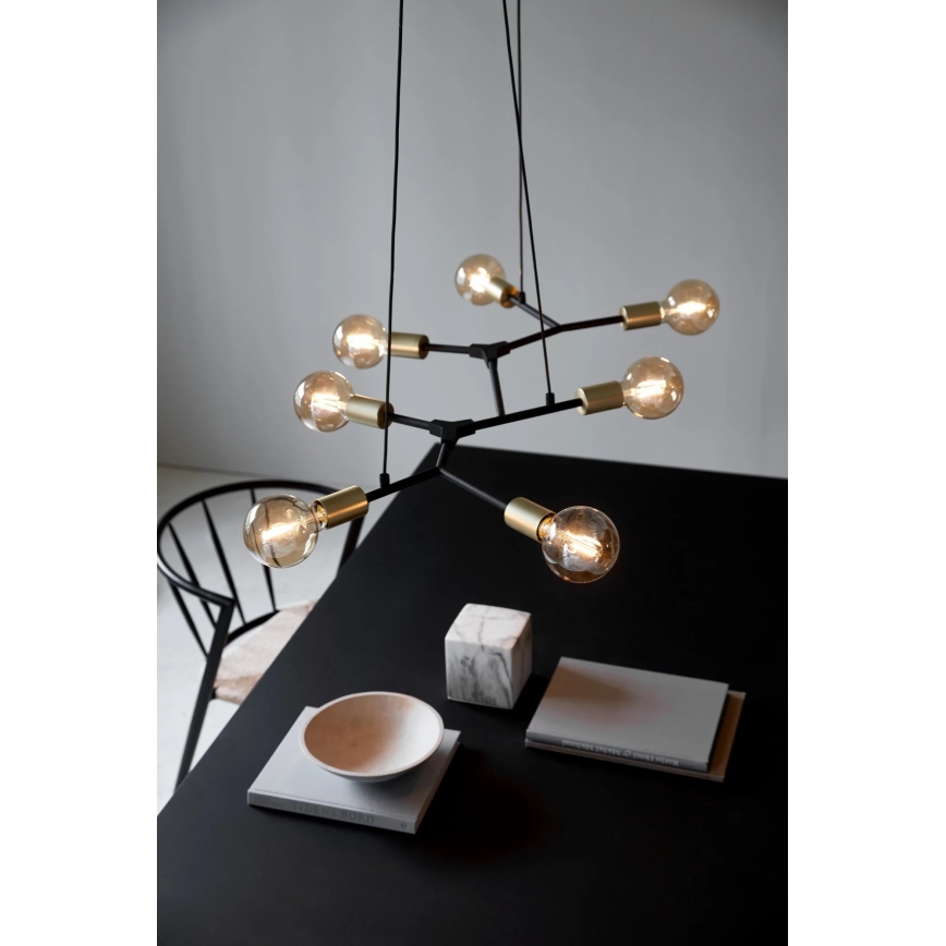 Nordlux - Подвесная люстра на тросе JOSEFINE 7xE27/60W/230V