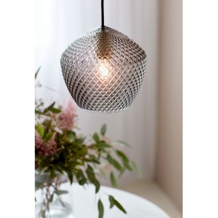 Nordlux - Подвесная люстра ORBIFORM 1xE27/40W/230V черный/серый