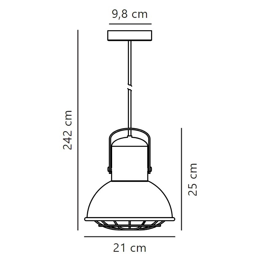 Nordlux - Подвесная люстра PORTER 1xE27/60W/230V