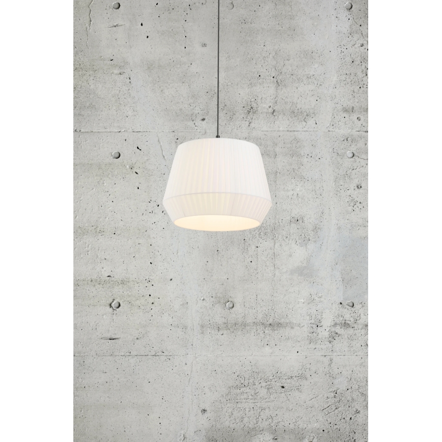 Nordlux - Подвесной светильник на тросе DICTE 1xE27/60W/230V Ø40 см, белый