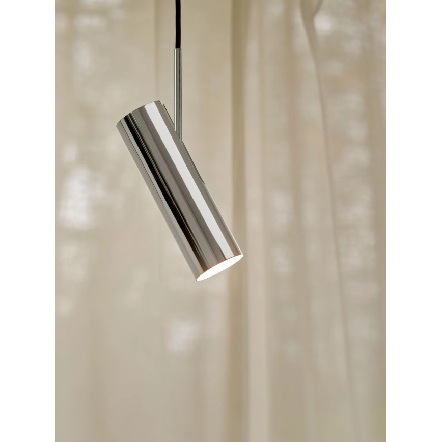 Nordlux - Подвесной светильник на тросе MIB 1xGU10/20W/230V полированный хром