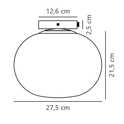 Nordlux - Потолочный светильник ALTON 1xE27/25W/230V