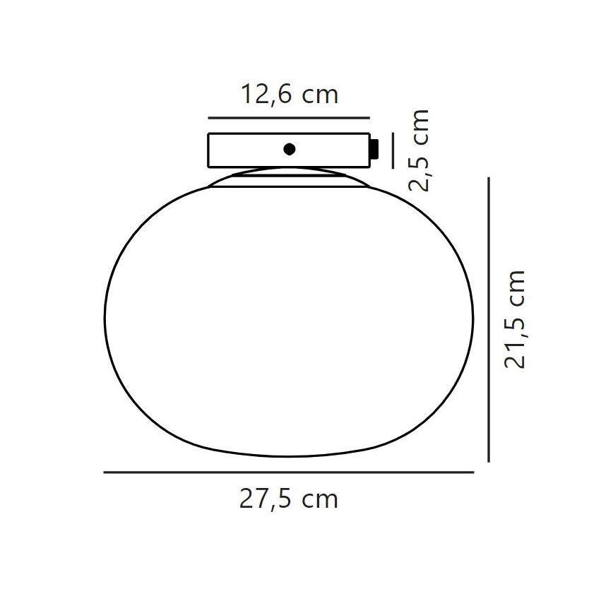Nordlux - Потолочный светильник ALTON 1xE27/25W/230V