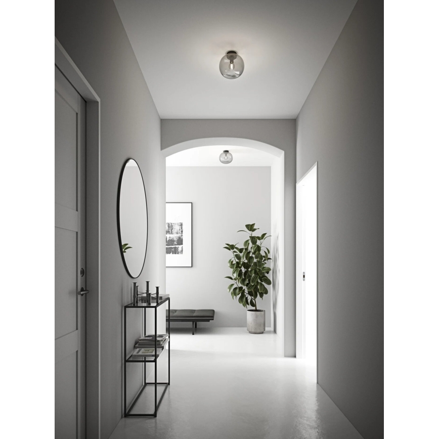 Nordlux - Потолочный светильник ALTON 1xE27/25W/230V диаметр 27,5 см дымчатый