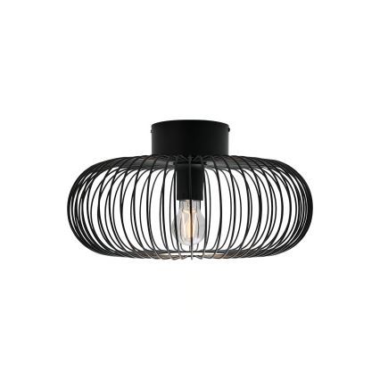 Nordlux - Потолочный светильник BERONI 1xE27/60W/230V, диаметр 40,3 см, чёрный