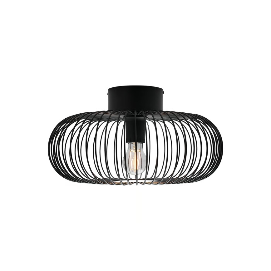 Nordlux - Потолочный светильник BERONI 1xE27/60W/230V, диаметр 40,3 см, чёрный