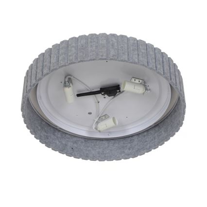 Nordlux - Потолочный светильник CORATO 3xE14/15W/230V, диаметр 42 см, серый
