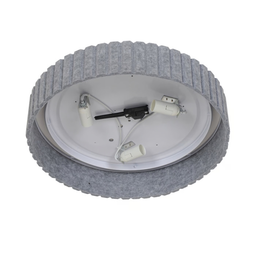 Nordlux - Потолочный светильник CORATO 3xE14/15W/230V, диаметр 42 см, серый
