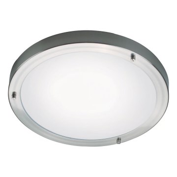 Nordlux - Потолочный светильник для ванной комнаты ANCONA 2xE27/40W/230V IP43 pr. 31,5 cm матовый хром