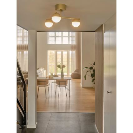 Nordlux - Припотолочная люстра CONTINA 3xG9/5W/230V латунь